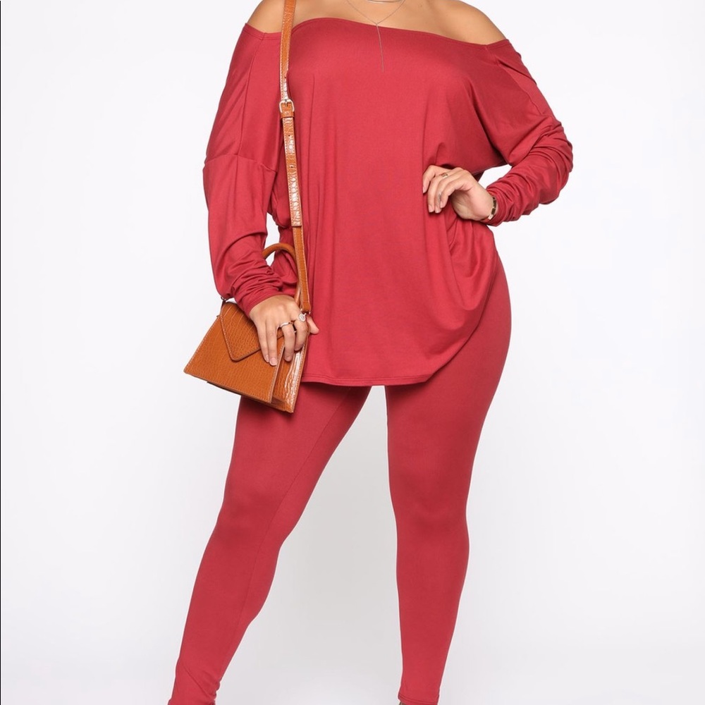 Don’t Get This Twisted Pant Set-Plus Size
